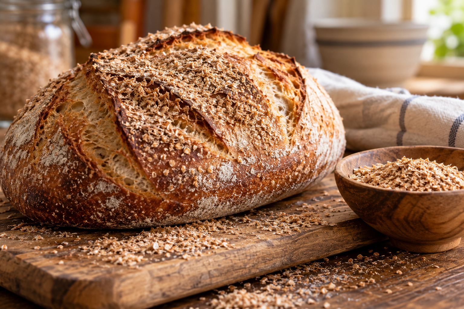 How to Use Sifted Bran as a Bread Topping