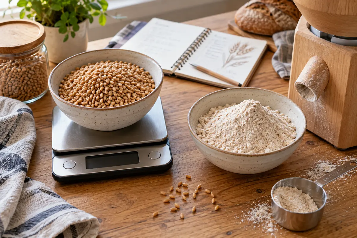 How Much Wheat Should You Mill for a Recipe?