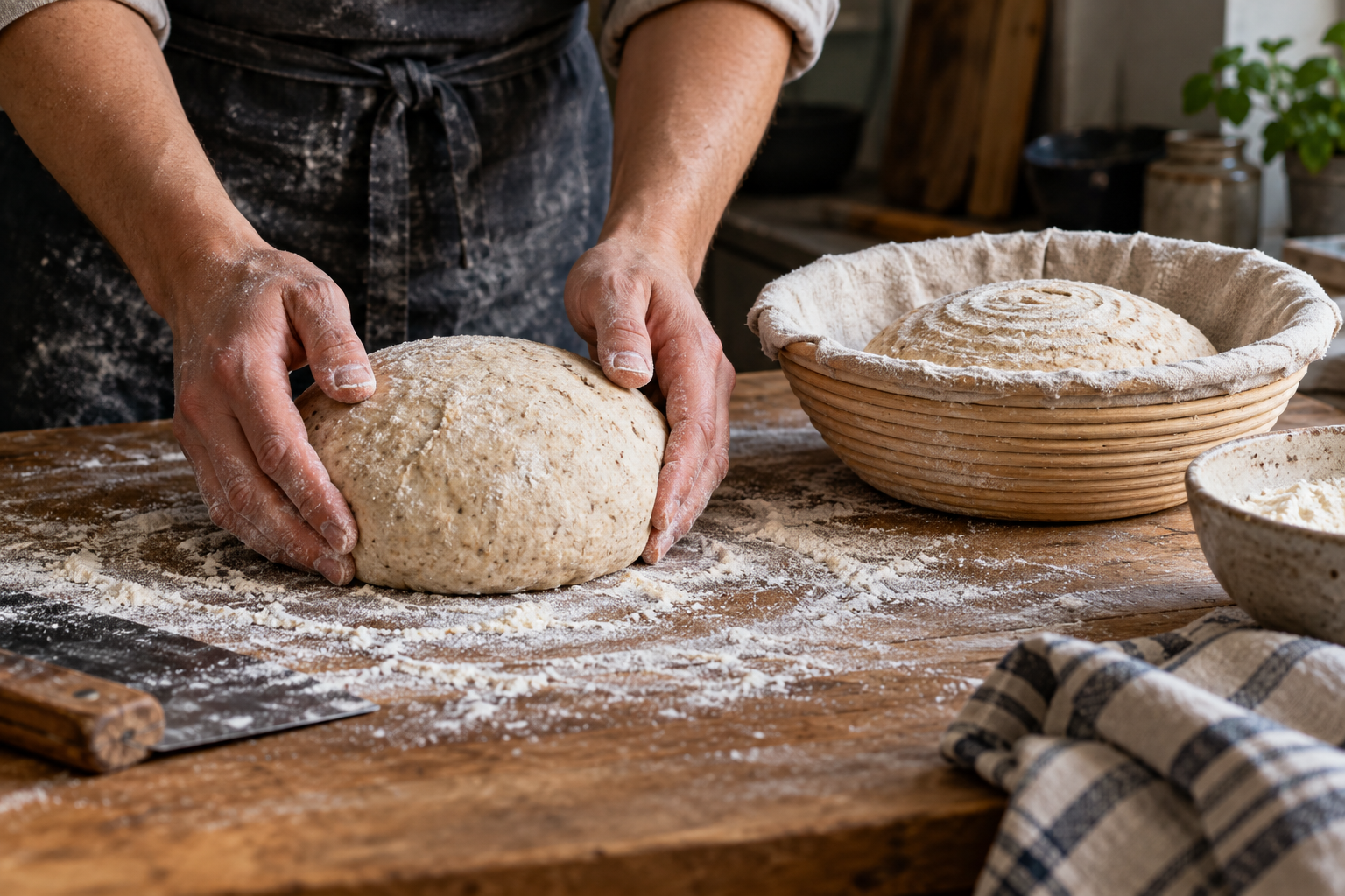 How to Shape a Slack Ancient-Grain Dough