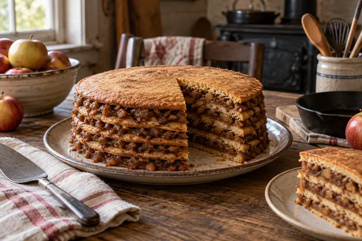 Cast-Iron Apple Stack Cake