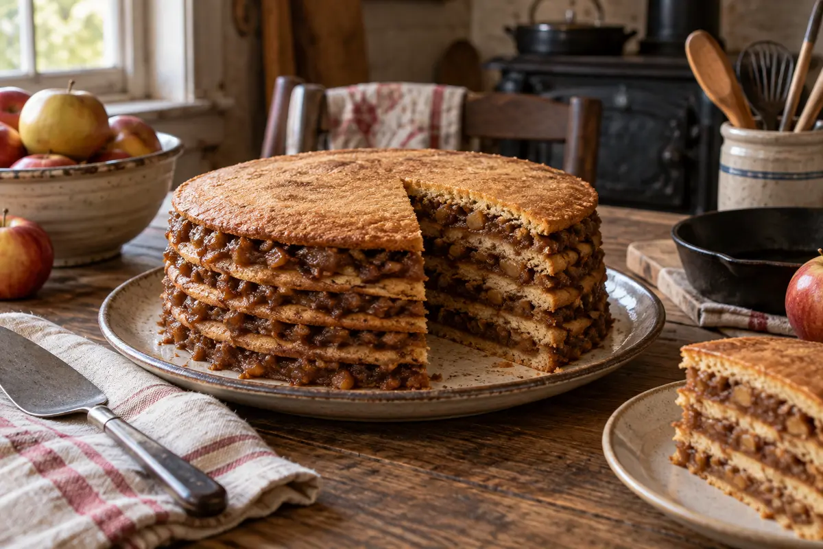 Cast-Iron Apple Stack Cake