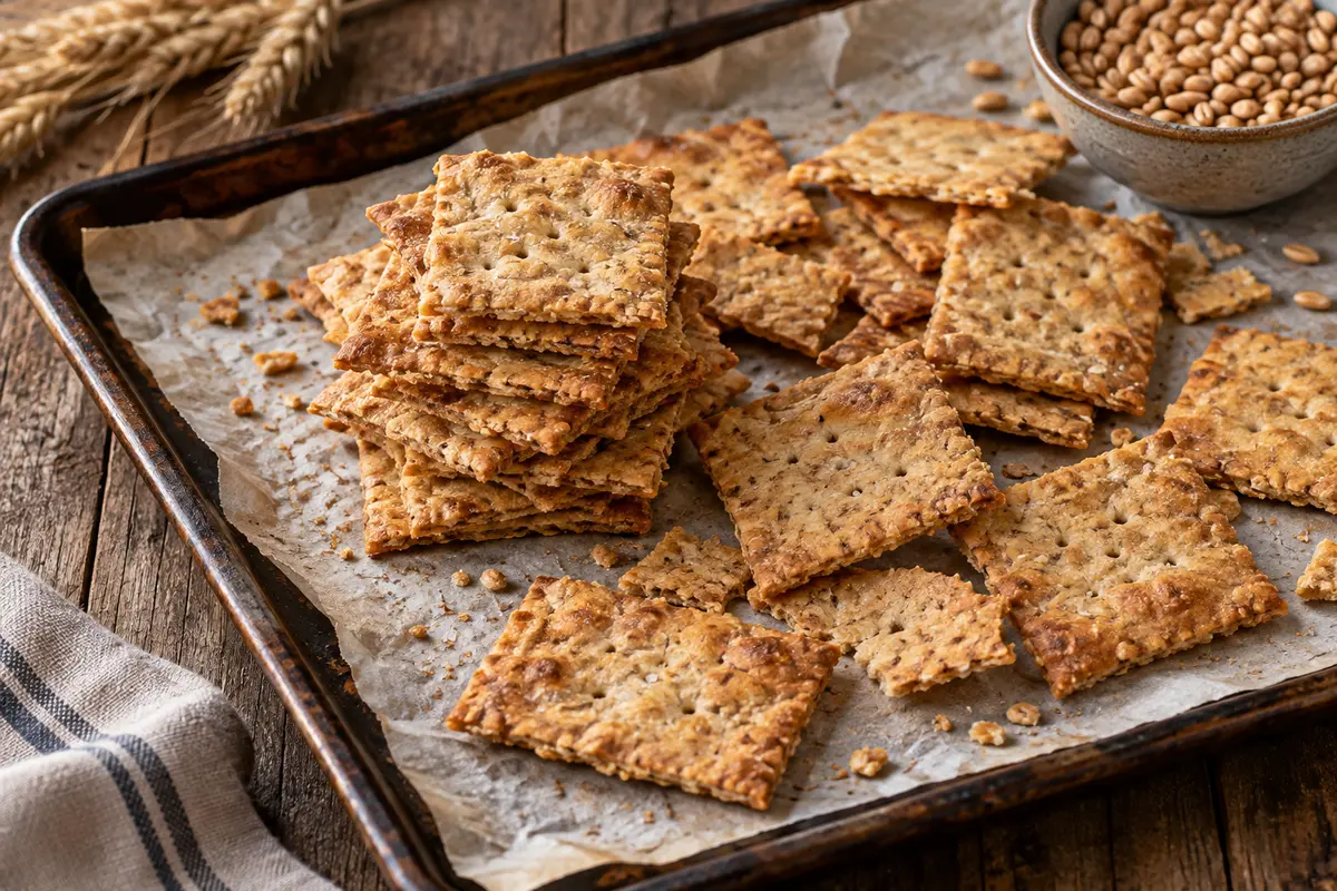 Einkorn Discard Crackers