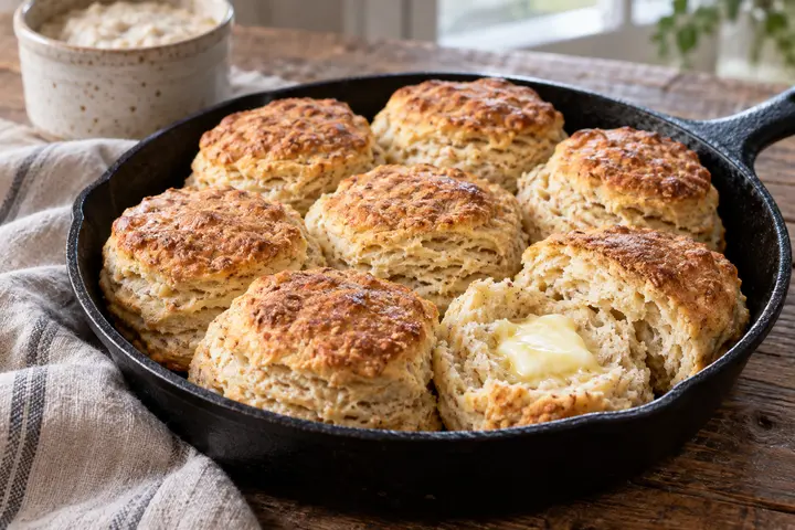 Fresh-Milled Discard Biscuits