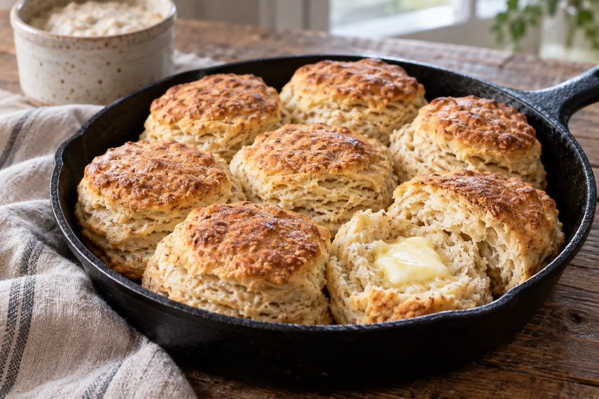 Fresh-Milled Discard Biscuits