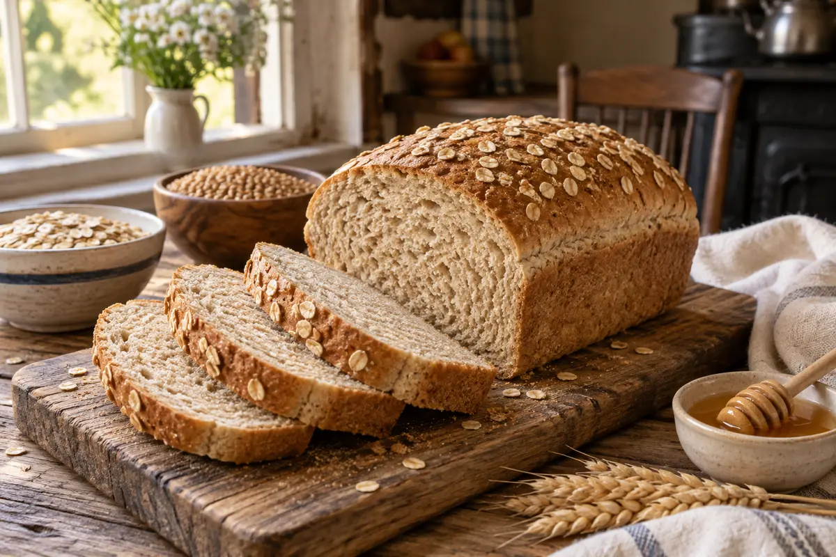Fresh-Milled Honey-Oat Bread