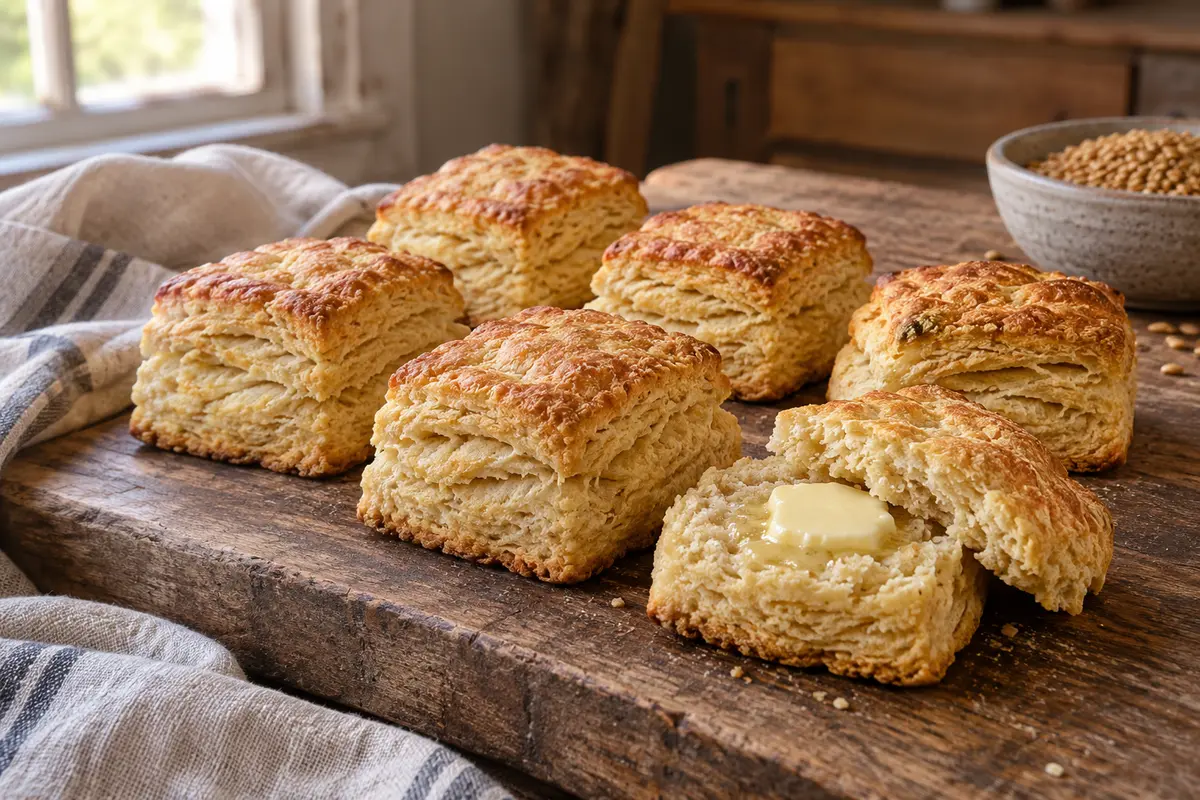 Fresh-Milled Kamut Buttermilk Biscuits