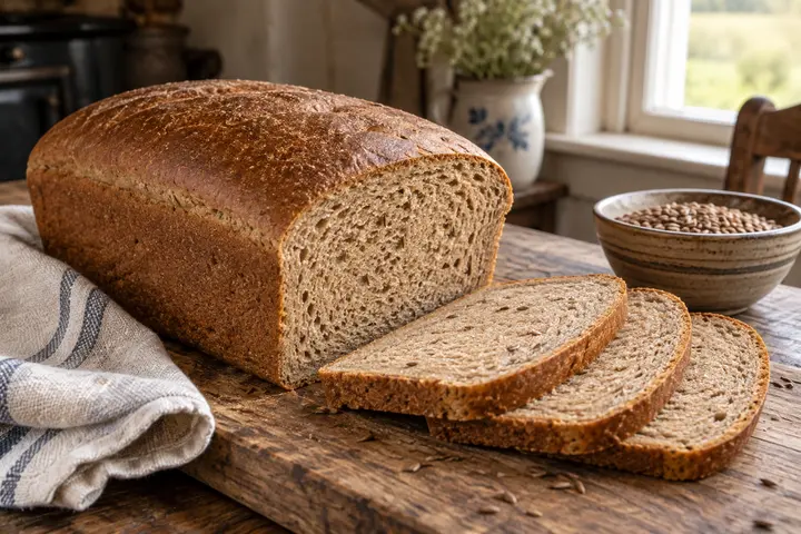 Fresh-Milled Rye Sandwich Loaf