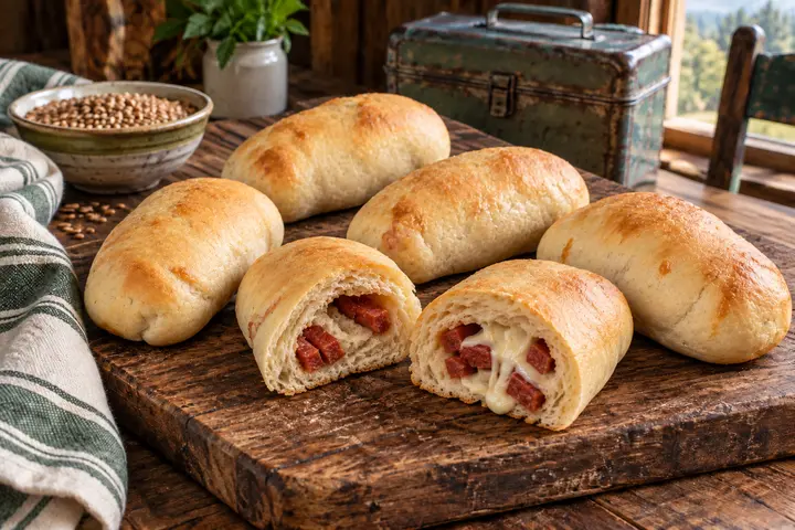 Fresh-Milled Pepperoni Rolls