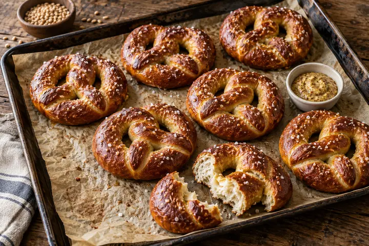 Sourdough Discard Pretzels